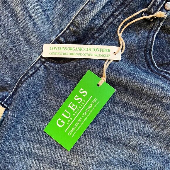 Guess Mid Rise Modern Skinny Avalon Jeans 29x30 Medium Wash Repreve Recycle - Picture 8 of 16